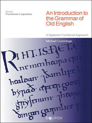 cover image of An Introduction to the Grammar of Old English